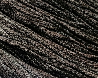 Gentle Art, Simply Shaker Threads, Onyx, #7063, 10 YARD Skein, Embroidery Floss, Counted Cross Stitch, Hand Embroidery Thread, Penny Rugs