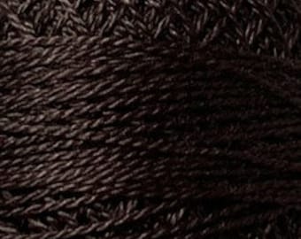 Valdani Thread, Size 12, 173, Rich Brown Dark, Valdani Perle Cotton, Embroidery Thread, Pinks, Punch Needle, Embroidery, Sewing Accessory