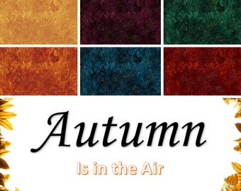 Quilt Fabric, Autumn Is in the Air, Fall Fabrics, Blender Fabrics, Tonal Fabrics, Quilters Cotton, Harvest Fabric, Hoffman Fabrics