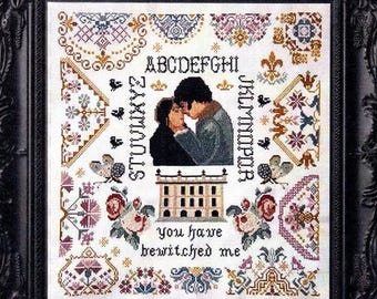 Counted Cross Stitch Pattern, Pride And Prejudice Quaker, Quaker Motifs, Sampler, Country Rustic, Twin Peak Primitives, PATTERN ONLY