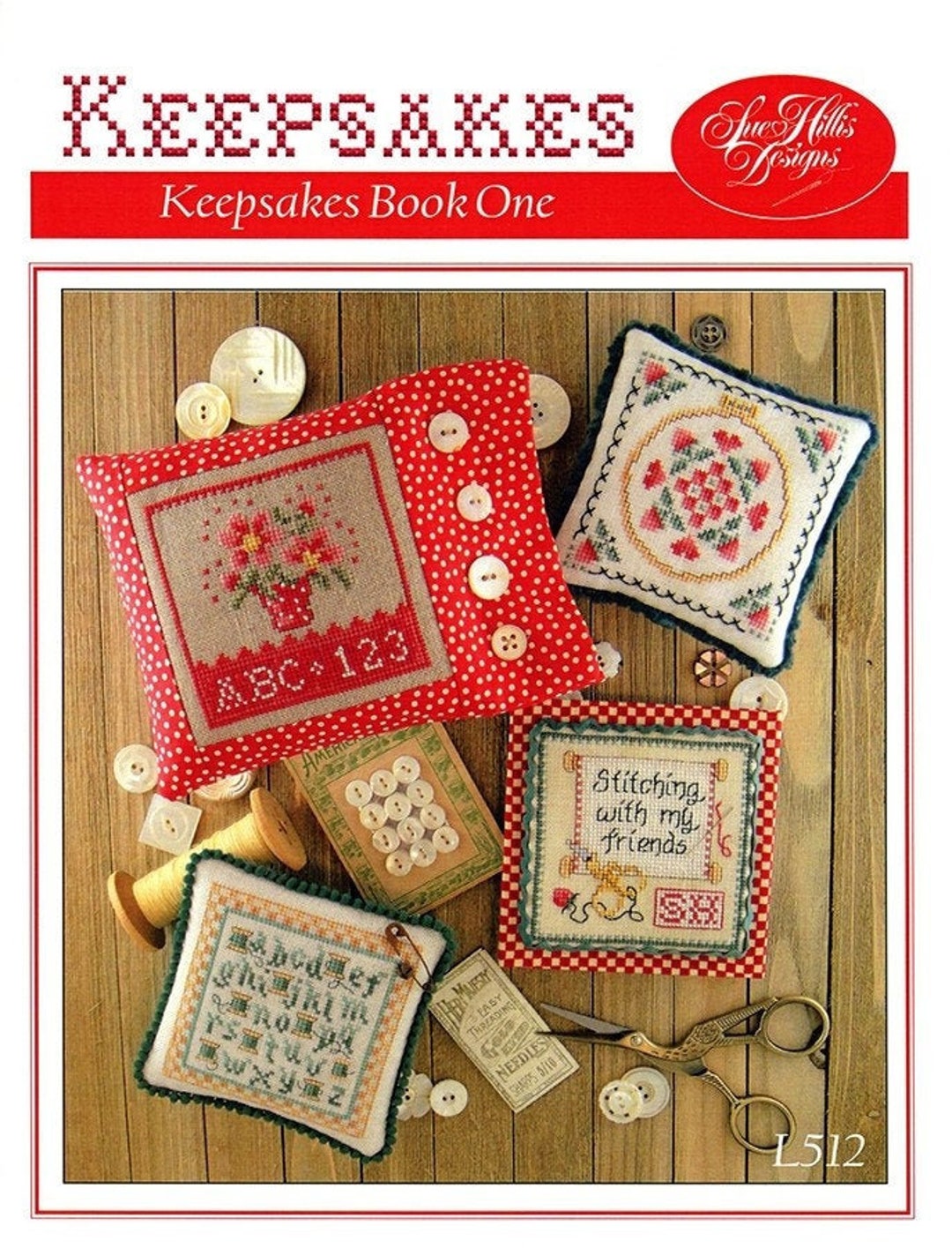 Counted Cross Stitch Pattern, Keepsakes, Book 1, Alphabet, Stitching With My Friends, Keepsake