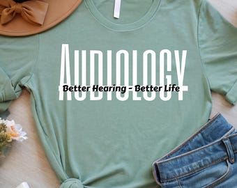 Regalo de graduación para doctor en audiología / Mejor audición, mejor vida / Doctor en Audiología / Estudiante de audiología / Terapeuta auditivo / Regalo para audiólogo
