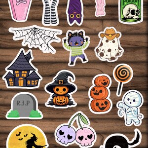 Halloween Fussy Cut Clipart | Printable Fussy Cut Pumpkin pdf | Printable Halloween Fussy Cut Ephemera | Downloadable Fussy Cut Halloween