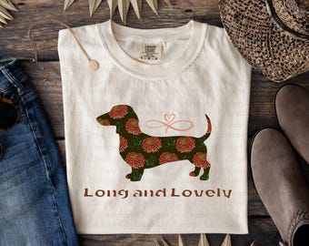 Dachshund Mom png | Doxie Floral Dog png | Dachshund Dog png | Wiener Dog png | Floral Doxy png | Sausage Dog png | Doxy Mom Gift