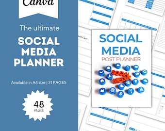 Social Media Planner: Content Calendar, Tracker & Organizer
