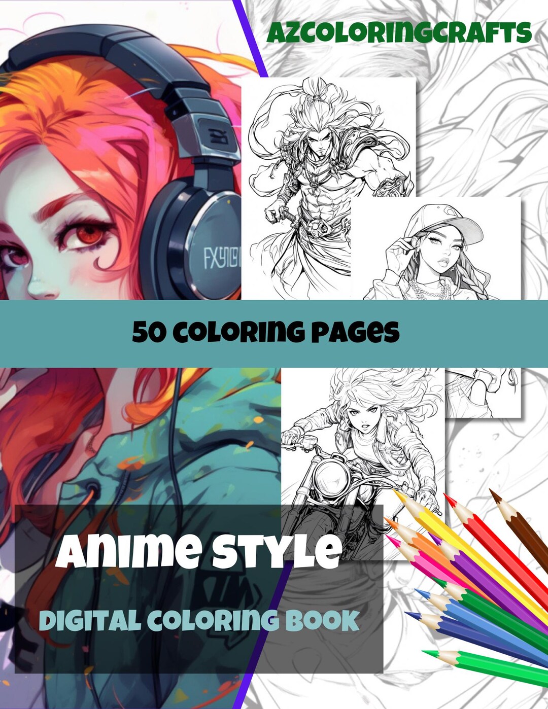 Anime Coloring Pages | Anime Characters Coloring Pages | Anime Color ...