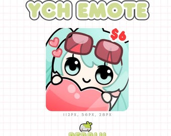 EMOTE YCH / Emote de AMOR para Twitch