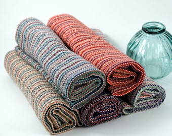 Handwoven Kitchen Towel – Artisan Cotton Dish Towel, Small Batch Textiles for Thoughtful Homes (15"x18")