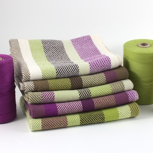 Handwoven Cotton Dish Towel - Colorful, Absorbent, Durable Kitchen Towel. Sustainable Home Decor, Bath Gift, Boho Farmhouse Style (14&quot;x18&quot;)