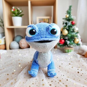 Conjunto de personajes de Frozen de Disney, Elsa, Anna, Olaf, Kristoff, Sven Amigurumi, Muñecas de crochet de películas de Disney, Muñeca de cumpleaños infantil de Elsa, Princesa Amigurumi imagen 7