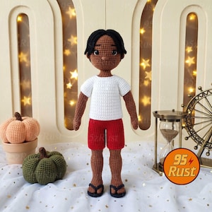 Stitch and Lilo Crochet Doll Set, Disney Movie Amigurumi Figures, Stuffed Alien Plush Toy, Unique Amigurumi Gift, Soft Crochet Plush image 5