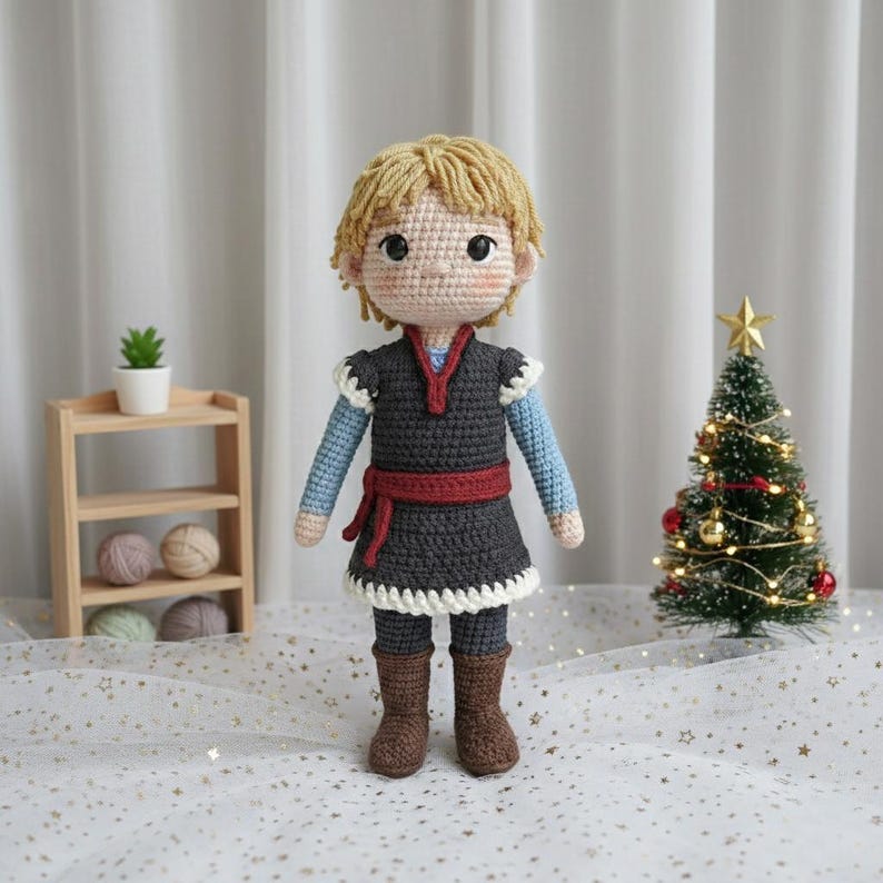 Elsa Anna and Friends Collection, Olaf Kristoff Sven Collection, Disney Frozen Movie Dolls, Disney Princess Stuffed Toys, Handmade Elsa Doll image 5