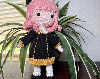 Anya Forger Puppe Spy x Family, Anime Girl amigurumi