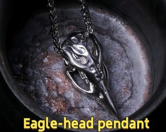Original eagle skull pendant necklace pendant made of stainless steel