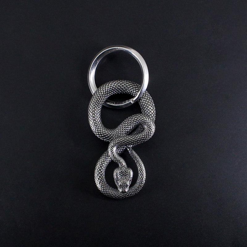 Original Retro Brass Snake-shaped Keychain Car Key Hanger - Etsy