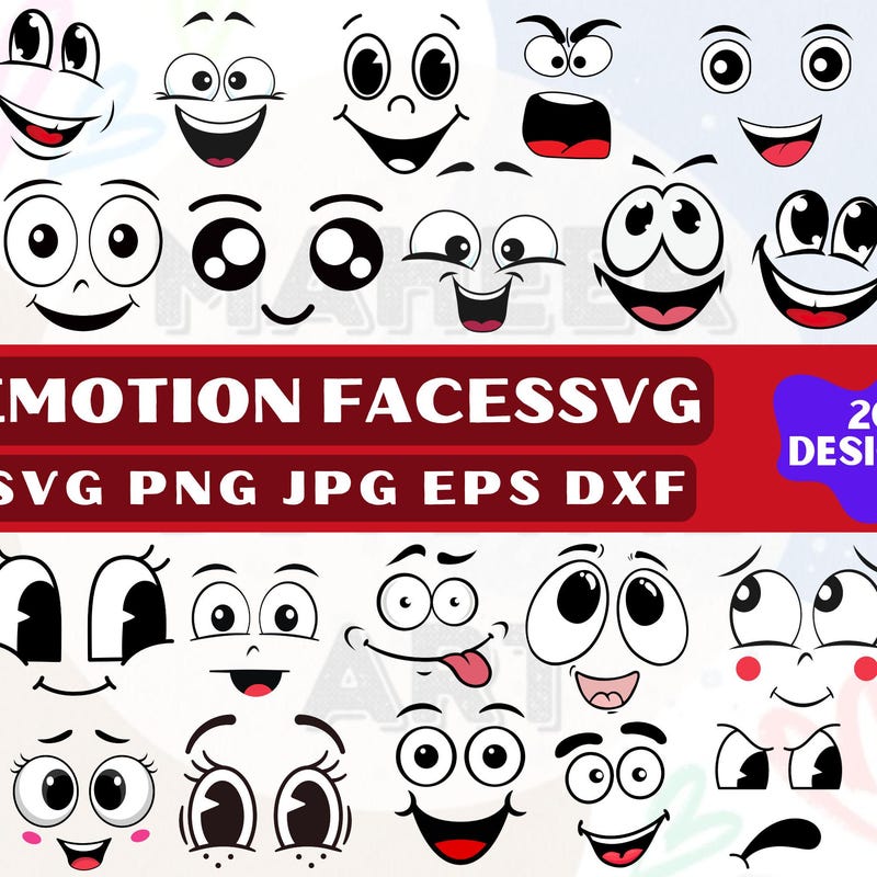 Emotions Clip Art - Etsy