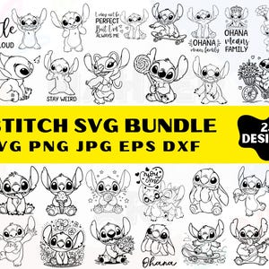 Stich-Svg-Bundle, Stich Png, Stitch-Out-Line-Bundle-Svg, Stich-Tumbler-Svg, Little But Loud SVG, Cartoon-Svg, Stitch Clipart, Engel-Svg