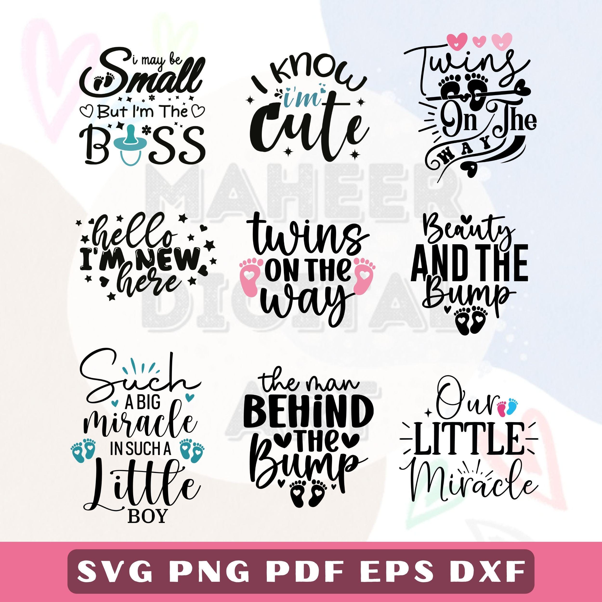 Funny Baby Quotes SVG Bundle, Newborn Sayings (digital Download) - Etsy