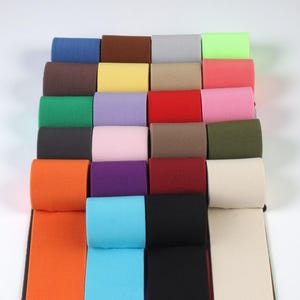 Cinta elástica tejida de 1,5&quot; (3,8 cm): banda de costura de color liso - Cinturones y prendas de vestir