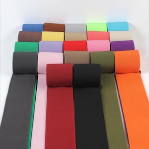 1 inch wide elastic webbing-Solid Color Knitted Elastic Band for Sewing, Clothing, Waistbands - Premium Apparel Elastic Supplier