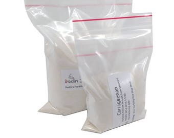Bulk Carrageenan Powder for Marbling 1.8kg 4lb No-Blender Type, Marbling and Ebru Thickener, Marbled Paper and Fabric Supplies