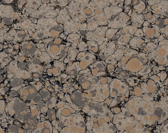 Grade B Hand Marbled Paper, Bookbinding Restoration, Large Sheet (60x86cm 24x34in) b840