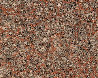 Handgemarmerd papier, boekbandrestauratie, (48 x 68 cm 19 x 27 in) c285
