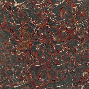 Carta marmorizzata a mano, grande foglio per restauro e rilegatura, grana lunga 60 x 86 cm 24 x 34 pollici Serie c266