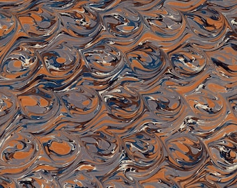 Handgemarmerd papier, boekbandrestauratie, (48 x 68 cm 19 x 27 in) d894