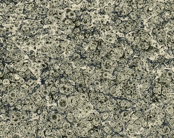 Hand Marbled Paper, Shell Pattern, Bookbinding Restoration, (48x68cm 19x27in) d746