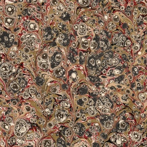 Papel marmolado a mano para encuadernación y restauración 48 x 67 cm 19 x 26 pulgadas Serie f342