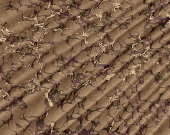 Hand Marbled Paper, Spanish Pattern, Bookbinding Restoration, (48x68cm 19x27in) d605