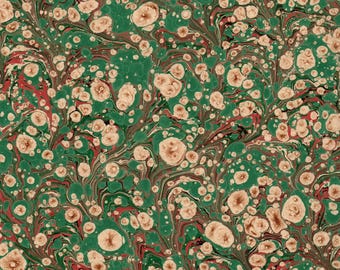 Handgemarmerd papier, boekbandrestauratie, (48 x 68 cm, 19 x 27 inch) f932