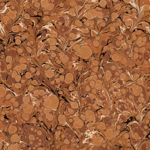 Papel marmoleado a mano para restauración y encuadernación 48 x 67 cm 19 x 26 in Serie f664