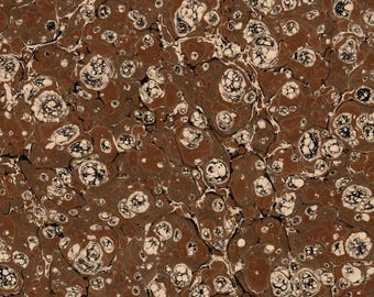 Hand Marbled Paper, Bookbinding Restoration, (48x68cm 19x27in) f853
