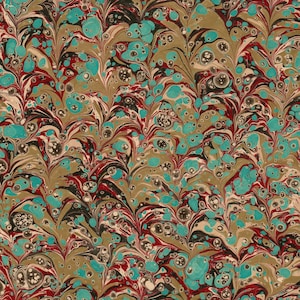 Carta marmorizzata a mano, foglio grande per restauro e rilegatura, grana lunga 60 x 86 cm 24 x 34 pollici Serie f380