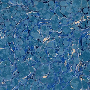 Papel marmolado a mano para restauración y encuadernación 48 x 67 cm 19 x 26 pulgadas Serie f738