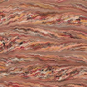 Papel marmoleado a mano para restauración y encuadernación, patrón sin igual 48 x 67 cm 19 x 26 pulgadas Serie f512