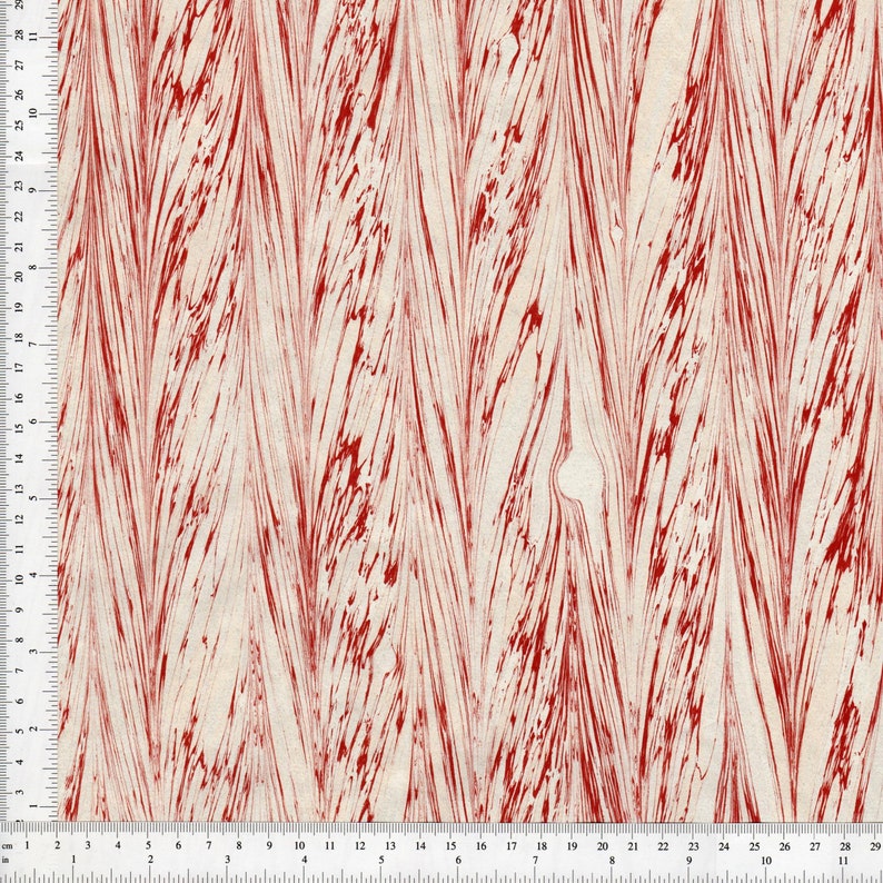 Hand Marbled Paper 48x67cm 19x26in Book Binding Restoration Series