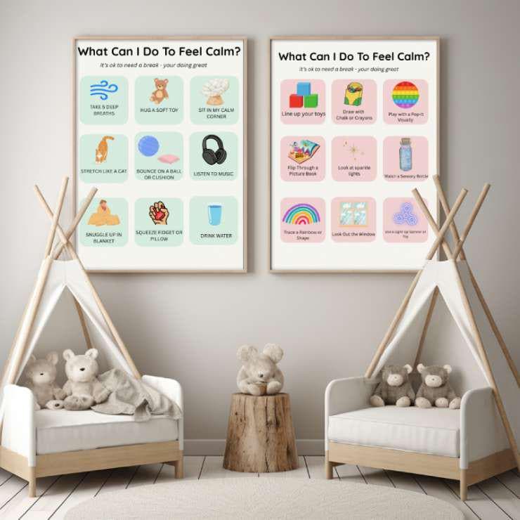 Sensory Break Menu for Kids | Printable Calm Down Choice Board | Autism ...