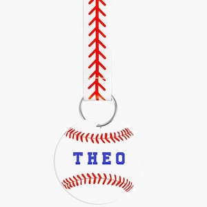 Custom Baseball Keychain with Lanyard – Personalized PVC Gift