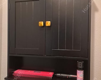 Wooden Wall Mounted Bathroom Cabinets | Medicine Cabinet | Bathroom Organizer | Storage Cabinet | Bathroom Storage