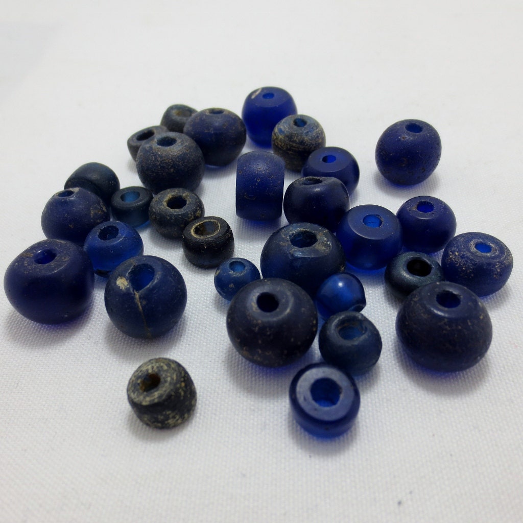 NATIVE AMERICAN TRADE Beads Cobalt Trade Beads from Oregon Etsy