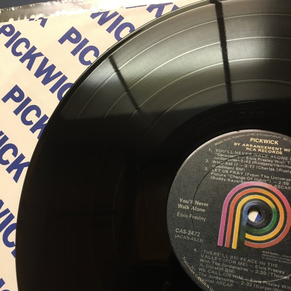 Elvis Presley You Ll Never Walk Alone Vinyl Etsy