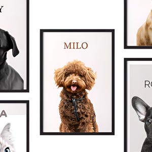Custom Pet Portraits – Watercolor Pet Paintings, Digital Art from Photos, Pet Memorial GIFs, Unique Gifts for Pet Lovers
