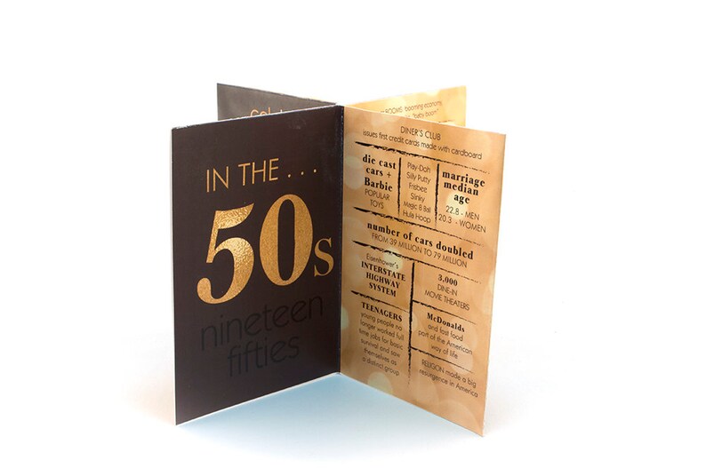 1950s Black And Gold Party Decorations Decades Party 60th Etsy