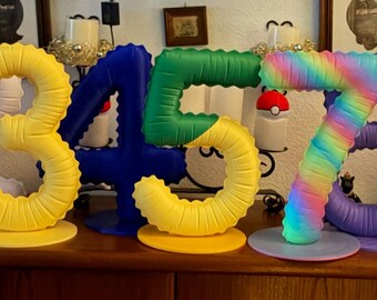 Numéros de ballons imprimés en 3D