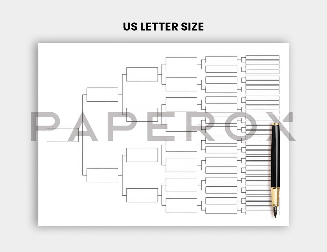 6 Generation Family Tree Chart Printable • Genealogy Worksheet ...