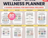 Self-Care Wellness Journal, Self-Love Workbook, Burnout Recovery, Stress Management, Therapy Worksheets, Emotional Wellness, Manifestation