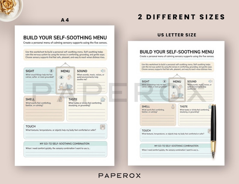 Tipp Soothing Worksheet.pdf DBT Distress Tolerance Worksheets, Crisis Survival Skills Workbook ...